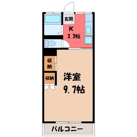 江曽島駅 徒歩7分 1階の物件間取画像